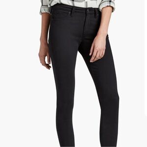 Lucky Brand Brooke Leggings Jean size 26 in black treated denim